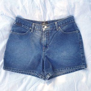 Vintage high waisted denim shorts